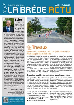 Bulletin municipal de La Brède Juillet/aout 2025