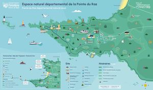Carte Espace Naturel Départemental De La Pointe Du Raz