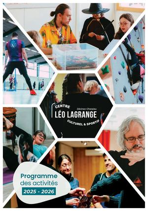 Programme des activités 2025-2026 Léo Lagrange Décines