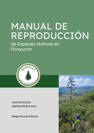 Manual De Reproducción De Especias Nativas Diego Poucel