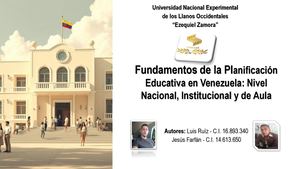 Fundamentos De La Planificacion Educativa En Venezuela (5)