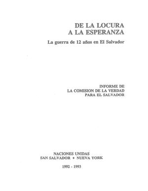 Introduccion Mandato Cronologia Comision De La Verdad Onu Guerra Civil