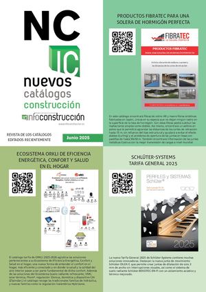 Nuevos Catálogos de la construcción - Junio 2025