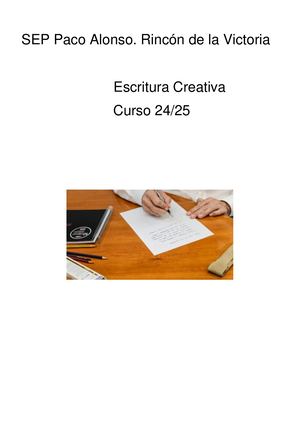 Trabajos Escritura Creativa 2024-2025