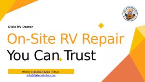 Trusted Mobile RV Repair in St. George, Utah  Dixie RV Doctor