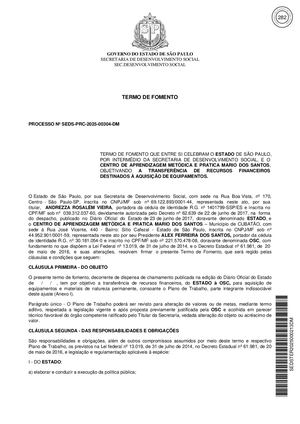 1 Termo De Fomento Seds Prc 2025 00304 Dm