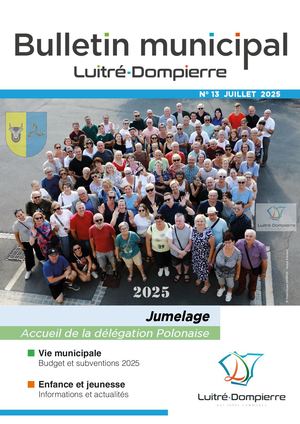 Luitre Dompierre Bulletin Juillet 2025