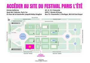 Plan D'accès Au Jardin Des Tuileries
