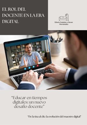 Revista El Rol Del Docente En La Era Digital)
