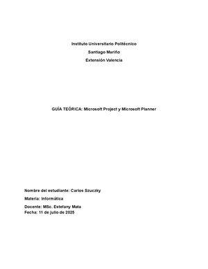 Guia De Mricrosoft Proyect