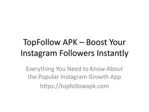 Top Follow Presentation