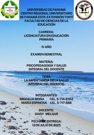 Revista Salud Integarl Del Docente