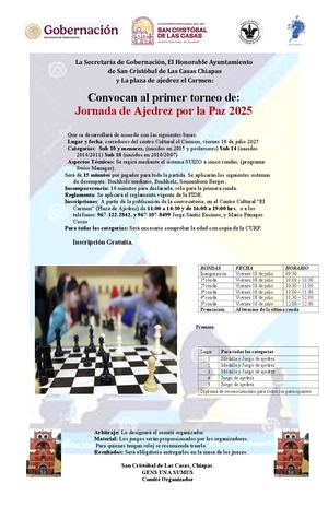 Calaméo - Torneo Por La Paz, Jornada de Ajedrez por la Paz 2025
