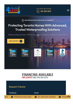 Waterproofing Services in Toronto