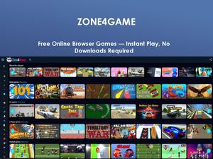 Free Online Games by Zone4Game | Official Presentation
