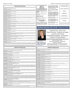 Thursday Dade Legals 7 10 25