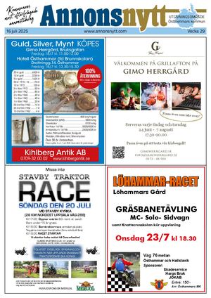 Annonsnytt V29 2025