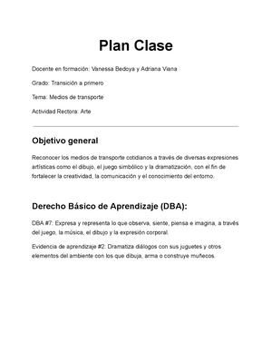Plan Clase