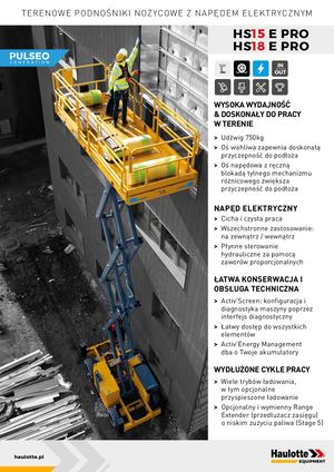 HS15/18 E Pro - Pl - Arkusz