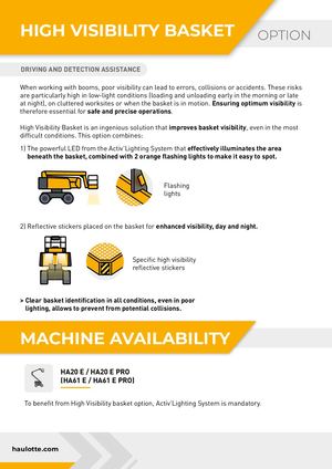 EN - Haulotte High Visibility Basket option