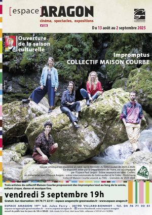 Programme Espace Aragon du 13 août au 2 septembre 2025 N°339
