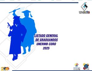 Listado Graduandos Unermb Coro 2025