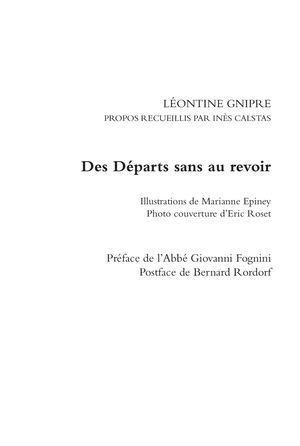 Des départs sans au revoir