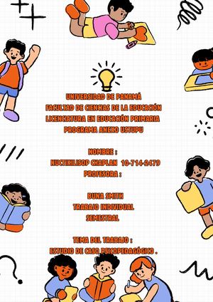 Informe Psicopedagogico