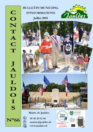 Contact Jauldois N°66 Juillet 2025