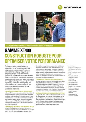 Fiche Constructeur Motorola Xt420 3