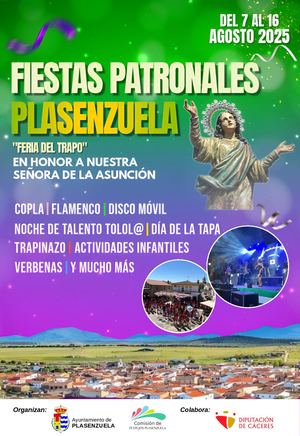 Programa Oficial Fiestas Patronales Plasenzuela 2025