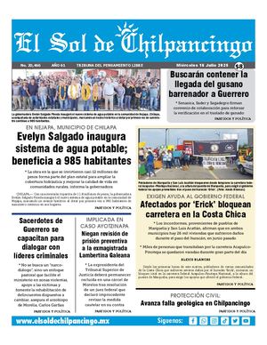 El Sol De Chilpancingo 16 Julio 2025 Compressed