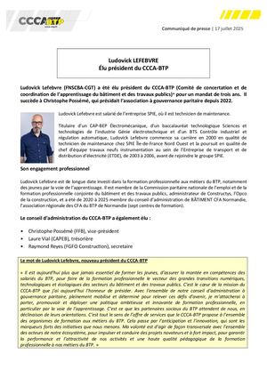 Cp Election President L Lefebvre 17 07 2025