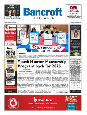 Bancroft This Week July 18, 2025