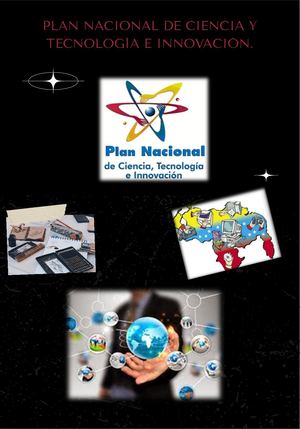 Plan Nacional De Ciencia Y Tecnología E Innovación