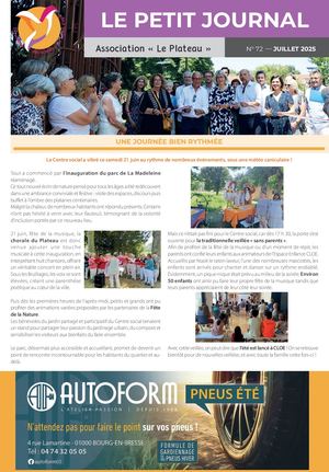 LE PLATEAU JOURNAL 72