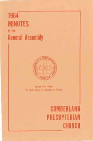 1964 Minutes of the General Assembly Cumberland Presbyterian Church