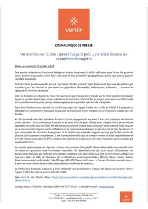 On Marche Sur La Tête Quand L'argent Public Parisien Finance Les Pépinières étrangères