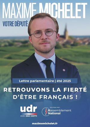 Maxime Michelet - Lettre parlementaire - Eté 2025
