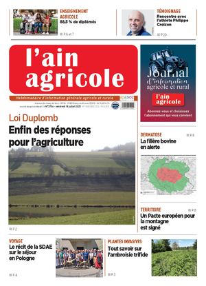 Ain Agricole vendredi 18 juillet 2025