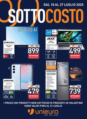Volantino SOTTOCOSTO (18 31 Lug)