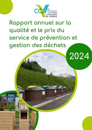 Rapport Annuel Prevention Et Gestion Des Déchets 2024