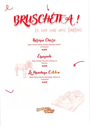 Carte Bruschetta