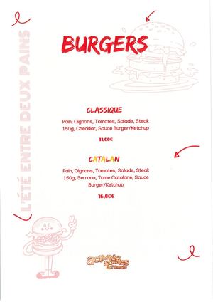 Carte Burger