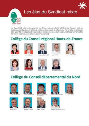 Les élus du Comité Syndical