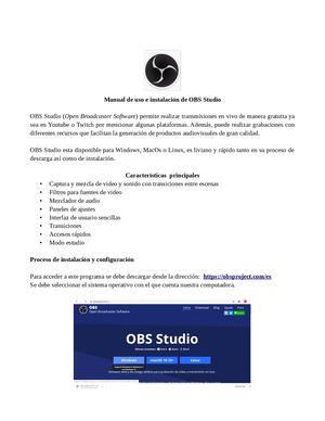 Manual Obs Studio