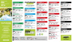 Plan des randonnées - Chamrousse - 2025