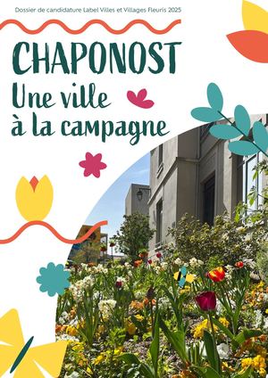 Dossier Label Villes Villages Fleuris Chaponost