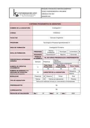 R Fac 002 119cdccu Syllabus Investigación I