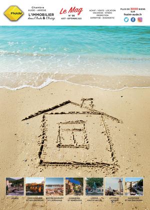 Magazine Fnaim Aude et Ariège n°98 Août Septembre 2025